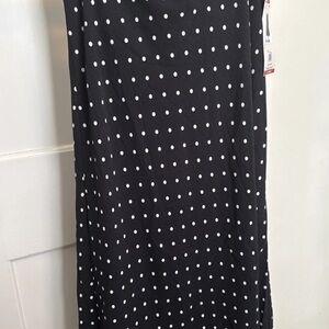 Aeropostale Women's Maxi Slip Skirt Size X-Large Polka Dot NWT